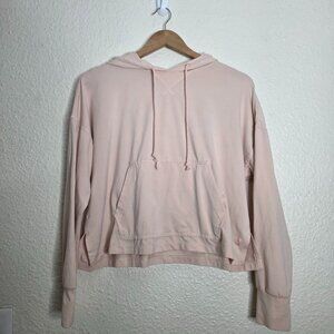 Nike Yoga Hoodie Jersey Crop Hoodie Pink DD1930 Women's Size Large
